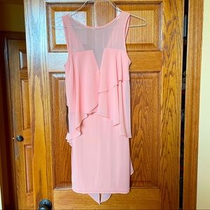 Light pink flow dress